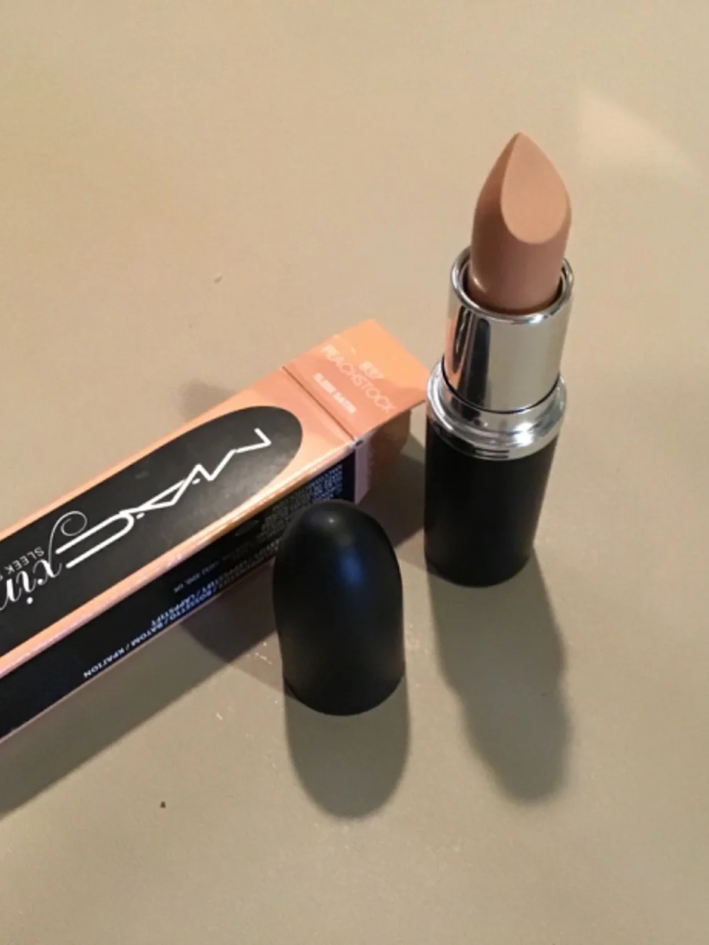 MAC Cosmetics Maximal Sleek Satin Lipstick in “Peachstock” New